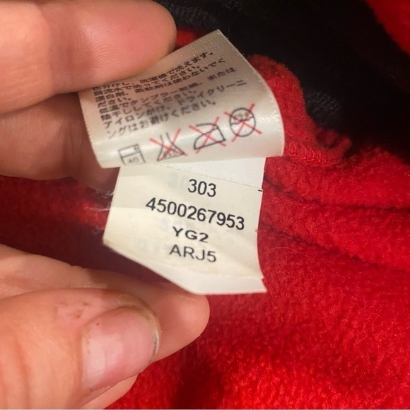 The North Face red zip up jacket fleece Women’s Large - Picture 7 of 7